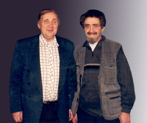 В.Е.Ронкин (справа) и С.Д.Хахаев (слева)
